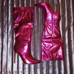 Brand New Shein Cuccoo Metallic Boots